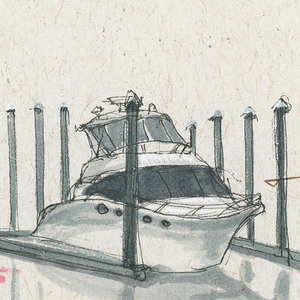Foggy Marina