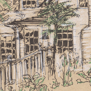 Historic Garst Farmhouse First Sketch