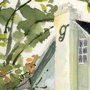 Historic Garst Farmhouse Watercolor