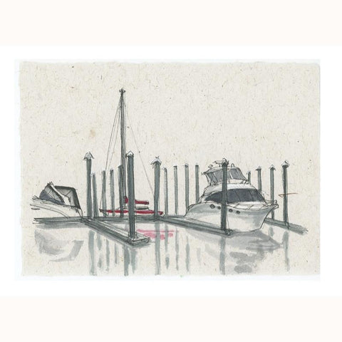 Foggy Marina